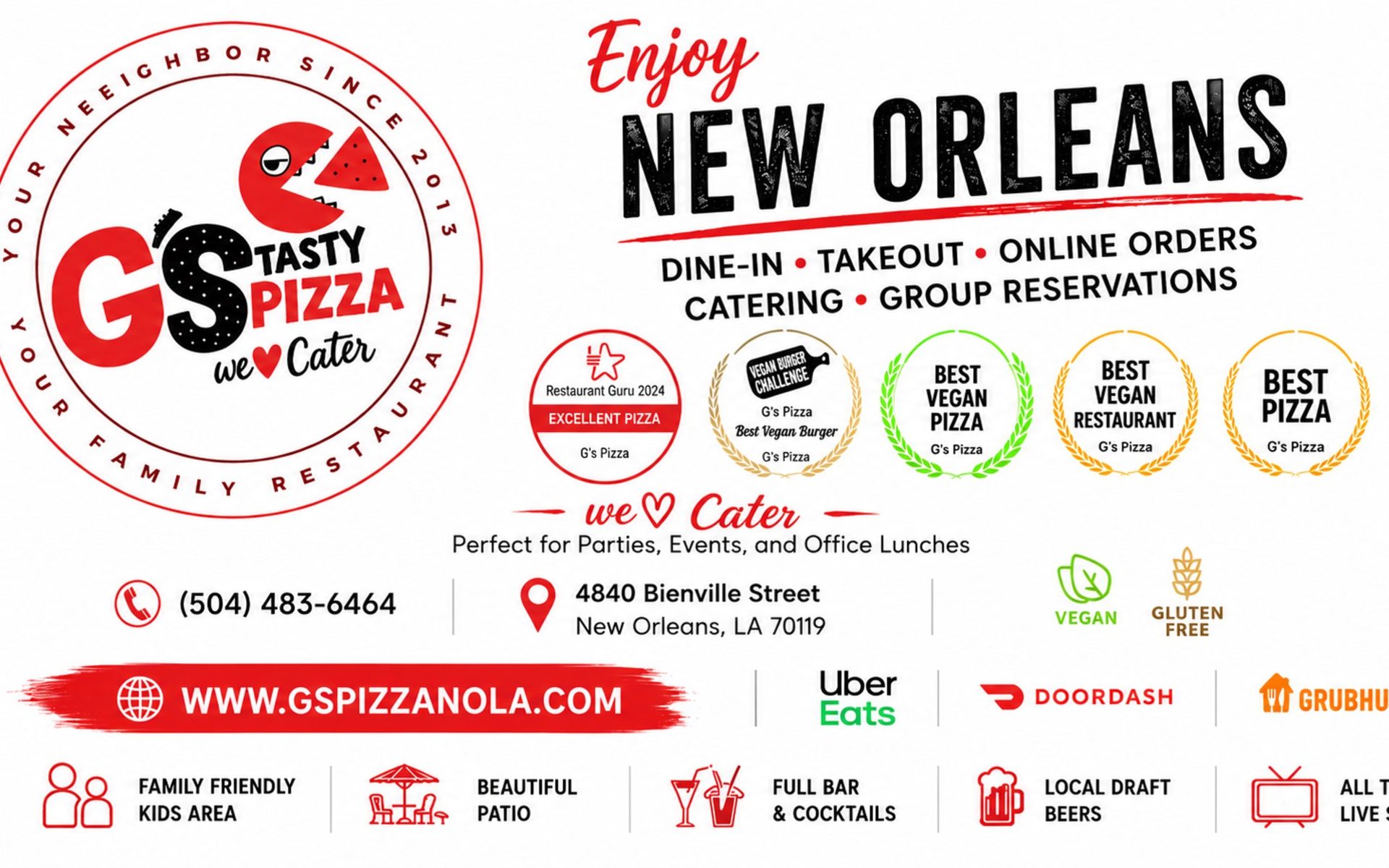 Best Pizza around Gert Town, New Orleans, LA