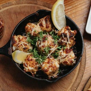 Seafood Stuffed Mushrooms