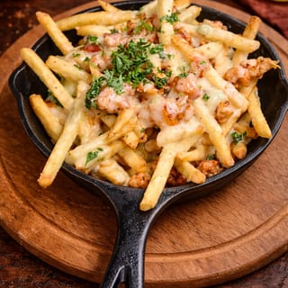 Crawfish Queso Fries